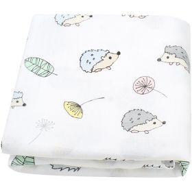 Summer Baby Blanket Bamboo Cotton Gauze Bath Towel (Option: Hedgehog-120x120)