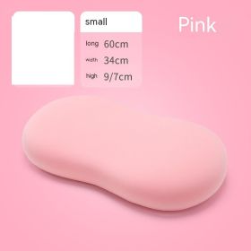 Cat Belly Pillow Cat Pillow Memory Pillow Sleeping Cute (Option: Light Pink Small Size-As Shown In The Figure)