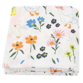 Summer Baby Blanket Bamboo Cotton Gauze Bath Towel (Option: Spring-120x120)