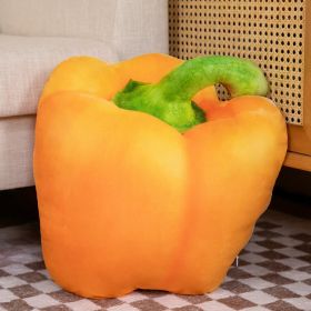 Vegetables Style Pillow Cute Sofa Back Cushion (Option: Yellow Pepper)
