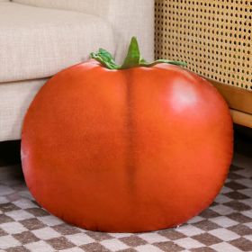 Vegetables Style Pillow Cute Sofa Back Cushion (Option: Tomato)