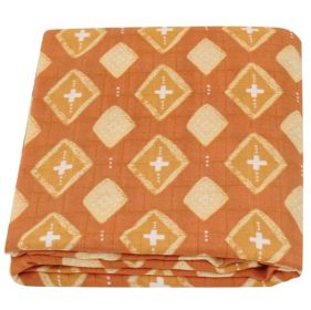Summer Baby Blanket Bamboo Cotton Gauze Bath Towel (Option: Diamond Plaid-120x120)