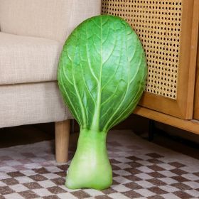 Vegetables Style Pillow Cute Sofa Back Cushion (Option: Vegetable Leaf)
