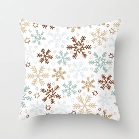 Christmas Words Christmas Pillow Cover (Option: Xmas11 9 Style-45x45cm)