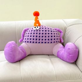 Sofa Dormitory Bed Reading Pillow (Option: Purple-74x38x33)