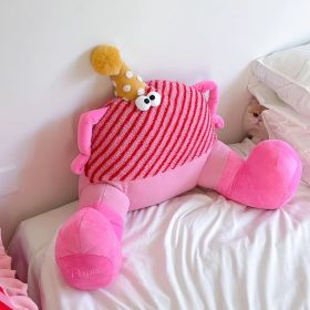 Sofa Dormitory Bed Reading Pillow (Option: Pink-74x38x33)
