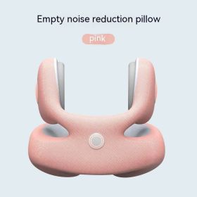 Noise Reduction Pillow U-shaped Pillow Travel Massage (Option: Pink-M Code)