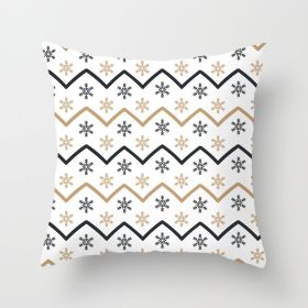 Christmas Words Christmas Pillow Cover (Option: Xmas11 8 Style-45x45cm)