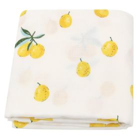 Summer Baby Blanket Bamboo Cotton Gauze Bath Towel (Option: Loquat-120x120)