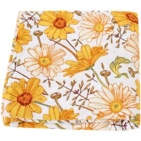 Summer Baby Blanket Bamboo Cotton Gauze Bath Towel (Option: Rebaudiana-120x120)