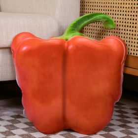 Vegetables Style Pillow Cute Sofa Back Cushion (Option: Red Pepper)