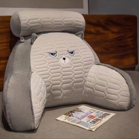 Summer Latex Ice Silk Cartoon Lumbar Pillow (Option: Husky Ice-75x50CM)